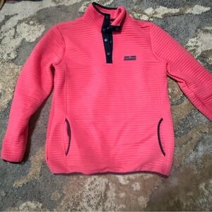 Simply Southern Coral Fleece with Navy Accents